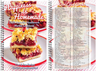 "Happiness is Homemade", 2025 Nashville Needlework Market Exclusive Cookbook