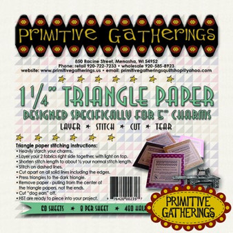 1 1/4" Triangle Paper for Charms PRI-235