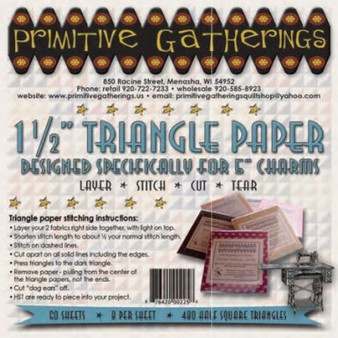 1 1/2" Triangle Paper for Charms PRI-225