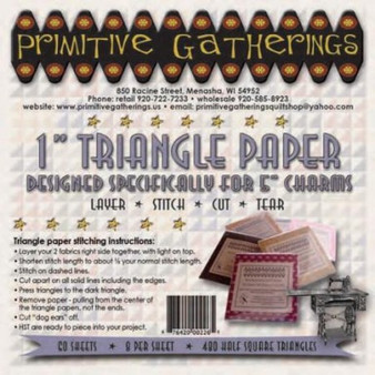 1" Triangle Paper for Charms PRI-226