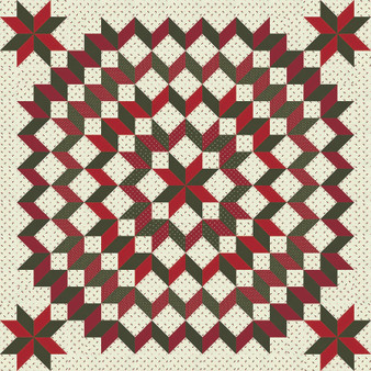 Christmas Kaleidoscope Quilt Kit PREORDER ($195.00)