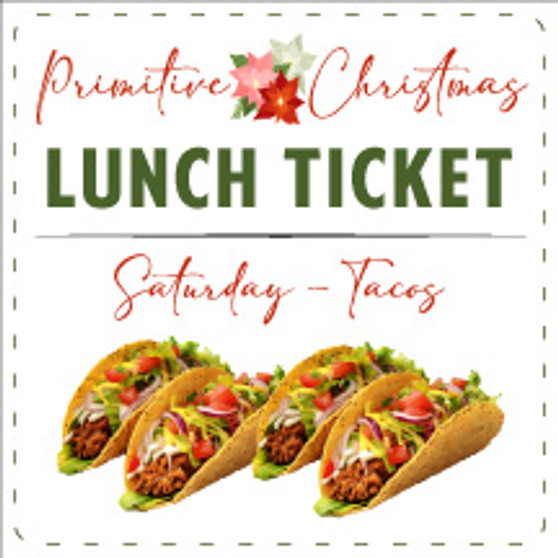 Primitive Christmas Lunch Saturday PRESALE