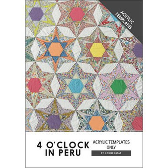 4 O'Clock In Peru Pattern and Template by Jen Kingwell