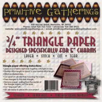 3/4" Triangle Paper for Charms PRI-227