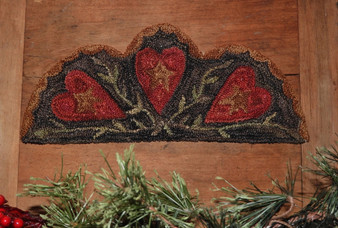 3 Hearts Punch Needle Pattern