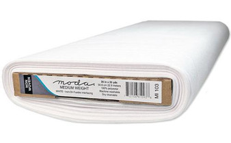 Moda Fusible Medium Weight Non Woven Iron-On Interfacing One Yard