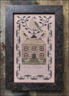 A Miniature Quaker Sampler Cross Stitch