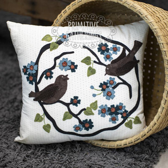 Birds of Spring Pillow PRI-2105