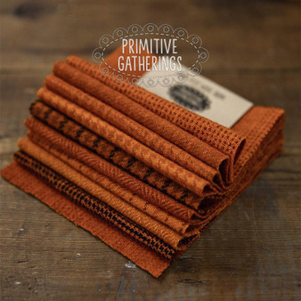 5" Firebird Orange Wool Charms