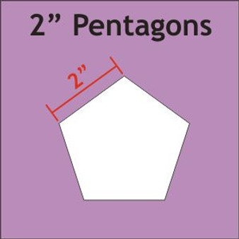 2" Pentagons Paper Pieces-Small Pack