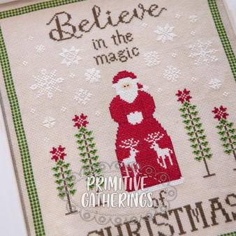 Christmas Santa Cross Stitch PRI-971