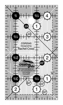 Creative Grids 2 1/2" x 4 1/2" Rectangle CGR2545