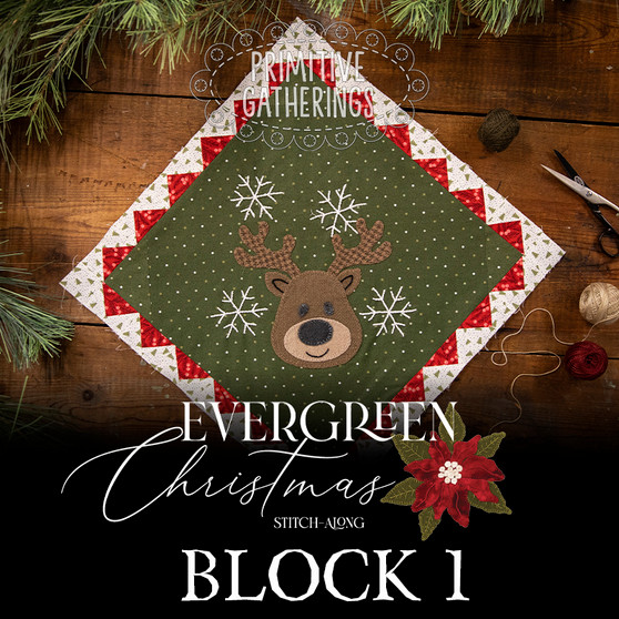 Countdown to Christmas 2025/Evergreen Christmas DOWNLOAD Block 1
