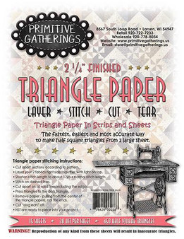 2 1/4" Triangle Paper by Primitive Gatherings PRI-238