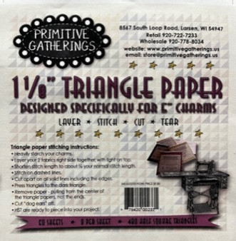 1 1/8" Triangle Paper for Charms PRI-237