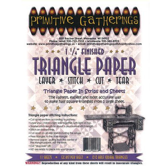 1 1/4" Triangle Paper by Primitive Gatherings PRI-218