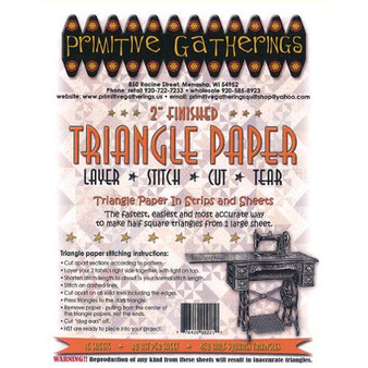 2" Triangle Paper by Primitive Gatherings PRI-221