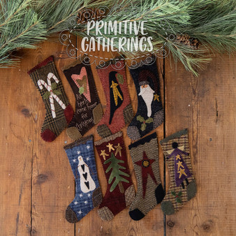 9" Wool Christmas Stockings Pattern DOWNLOAD
