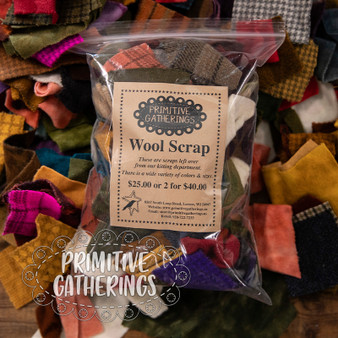 Wool Scrap Bags